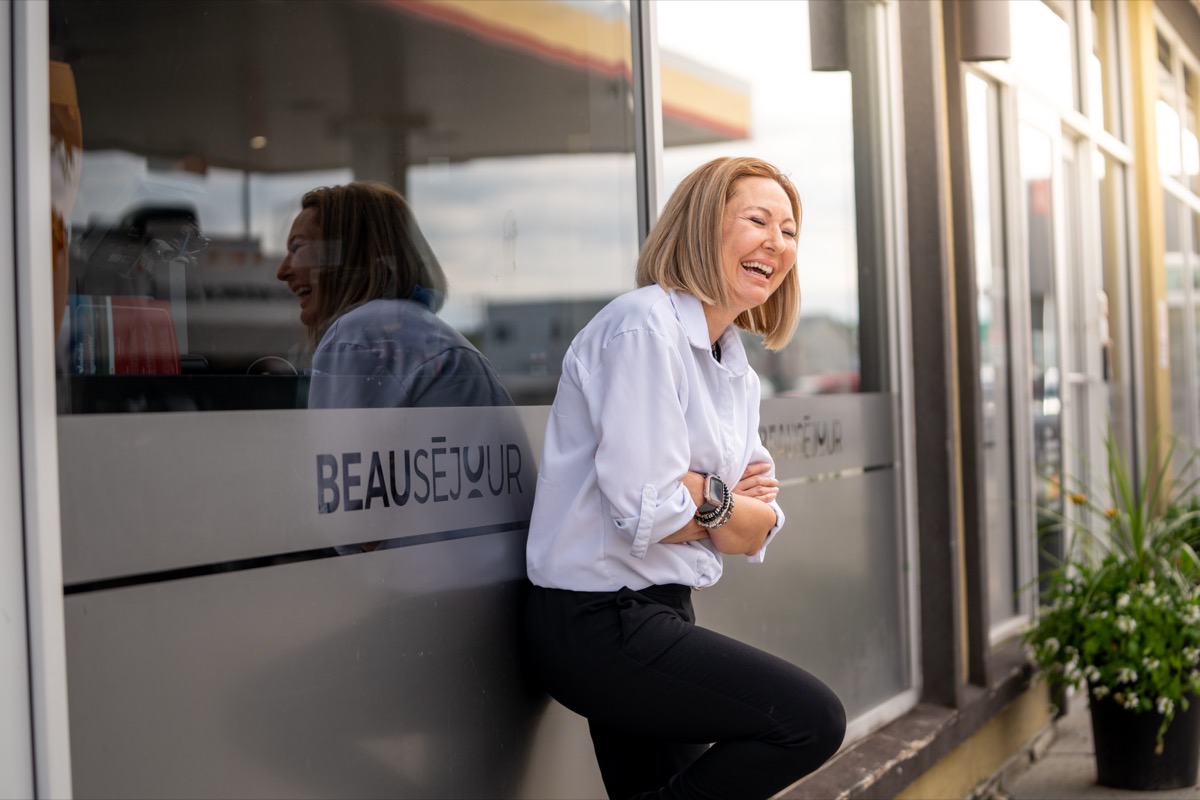 Employée Beauséjour en discussion