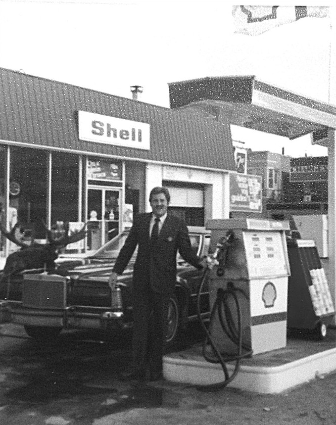 Station Shell historique